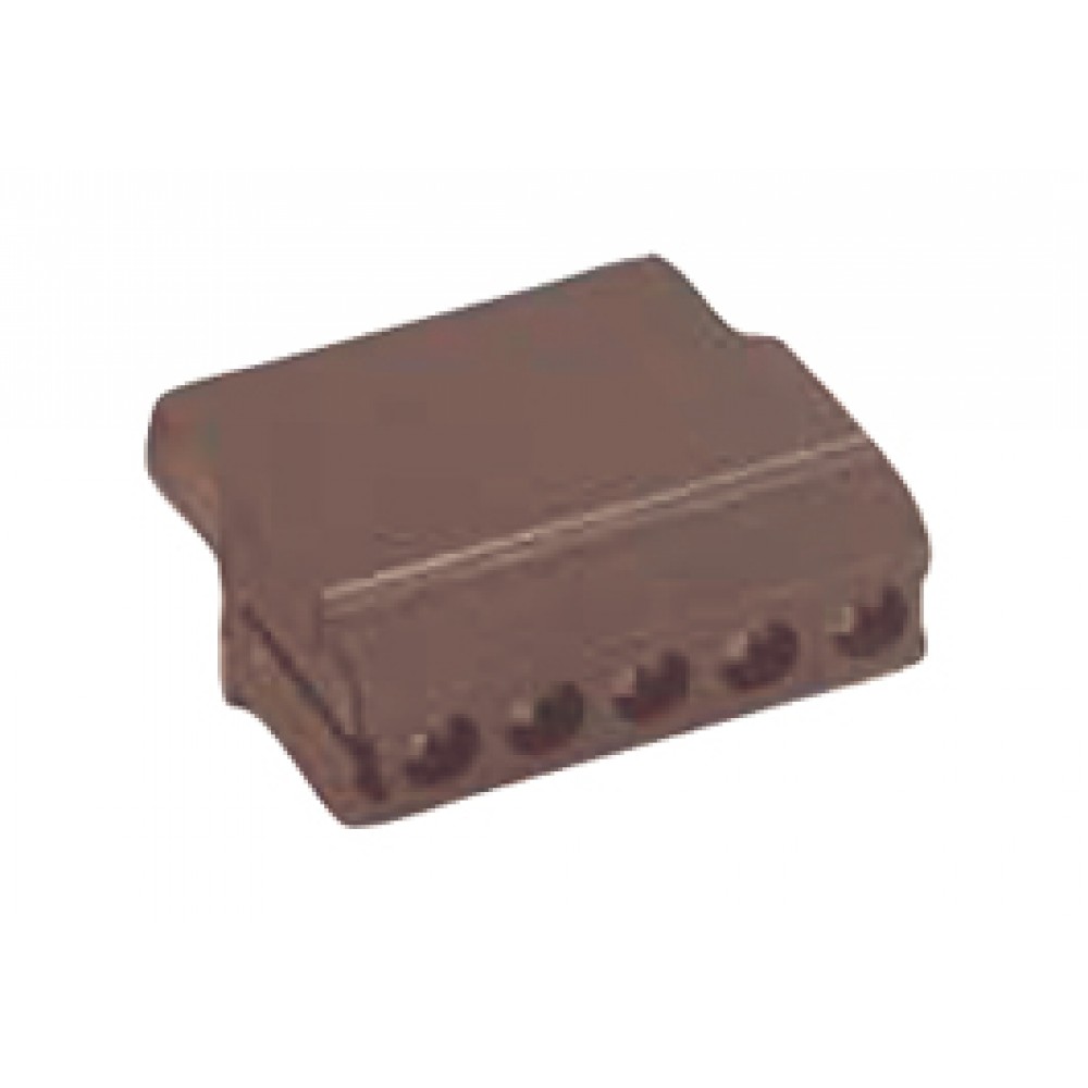 BORNIER FEMELLE DROIT 5MM 4 PLOTS