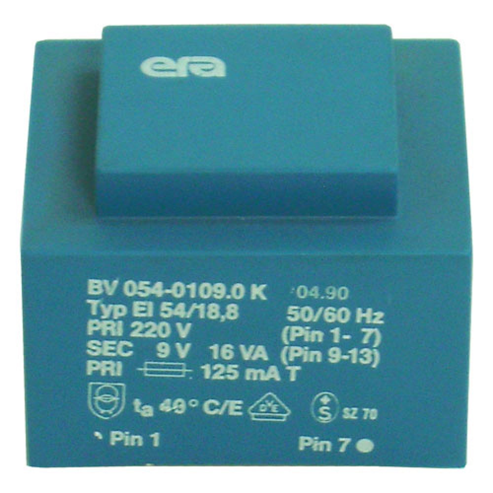 TRANSFO MOULE CI  - 0 / 9 VAC - 16 VA