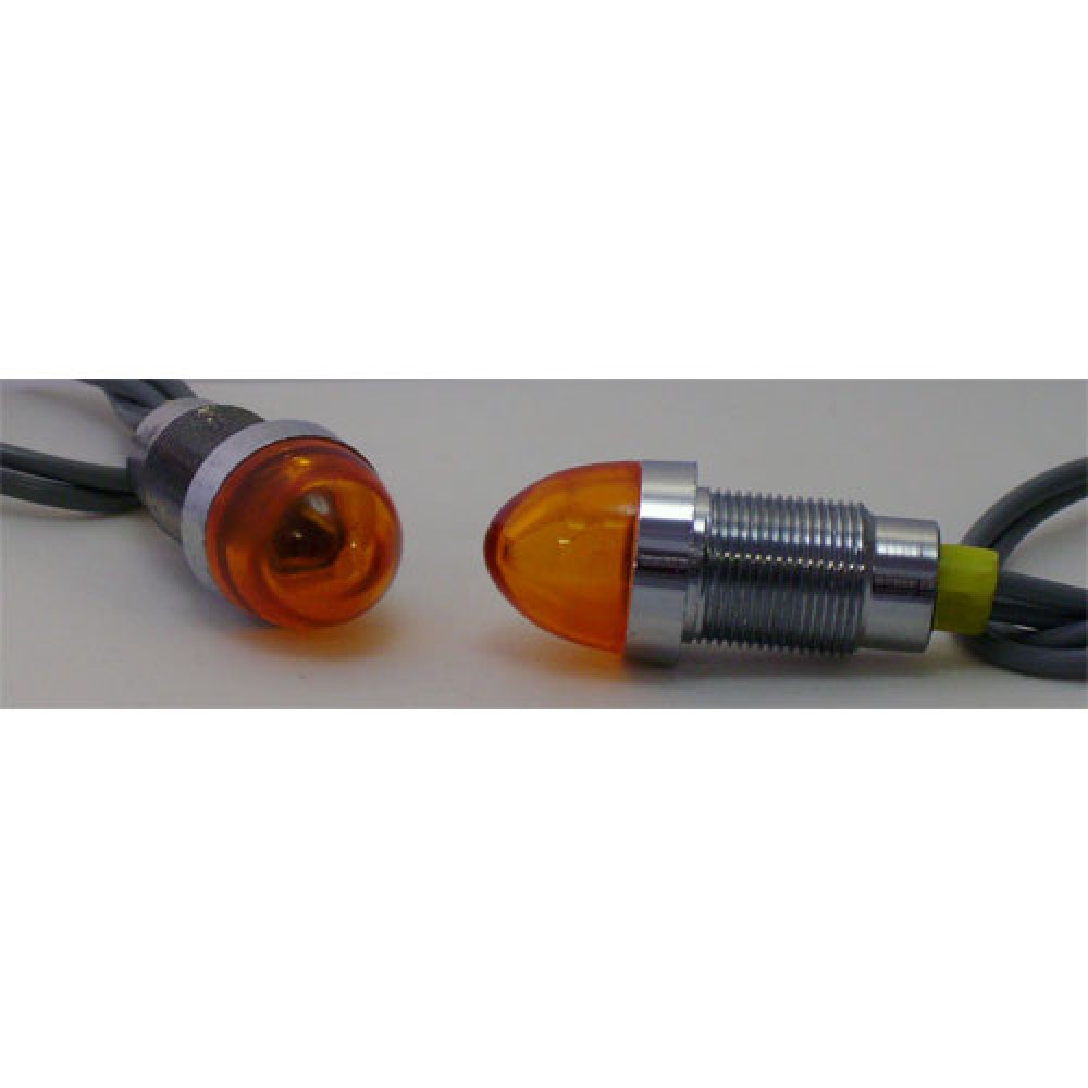 VOYANT ROND ORANGE 6V ---- LOT 2 PIECES