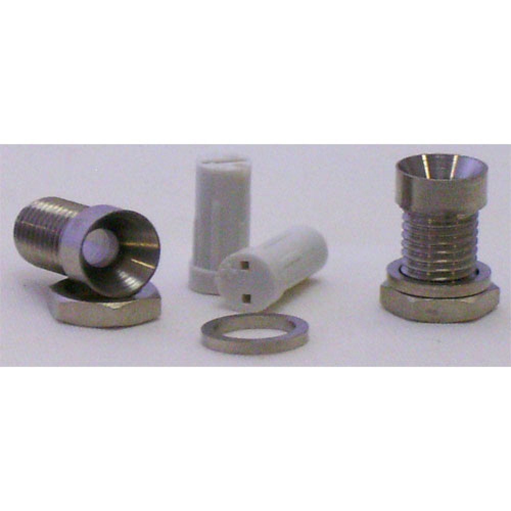 SUPPORT LED 3MM CHROME --- 2 PIECES