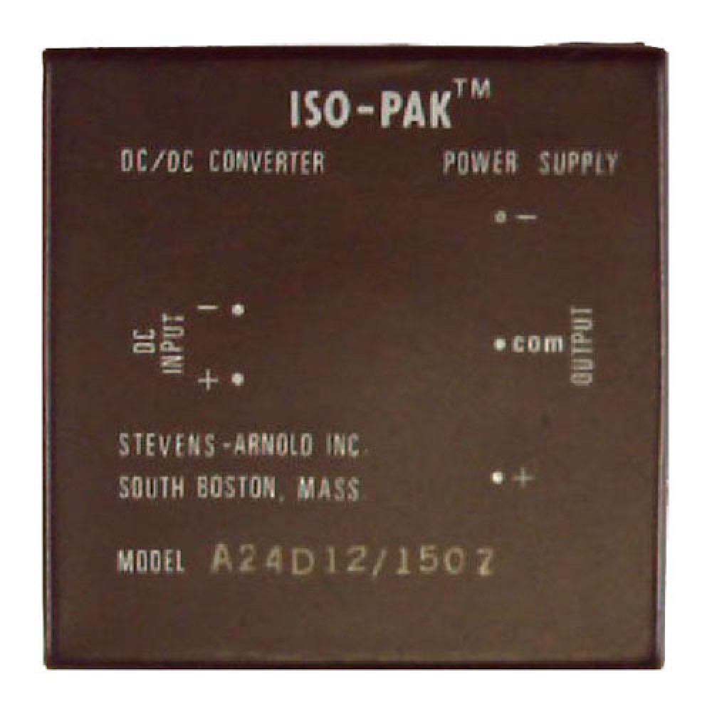 CONVERTISSEUR  24VDC >>> +/- 12VDC/150MA