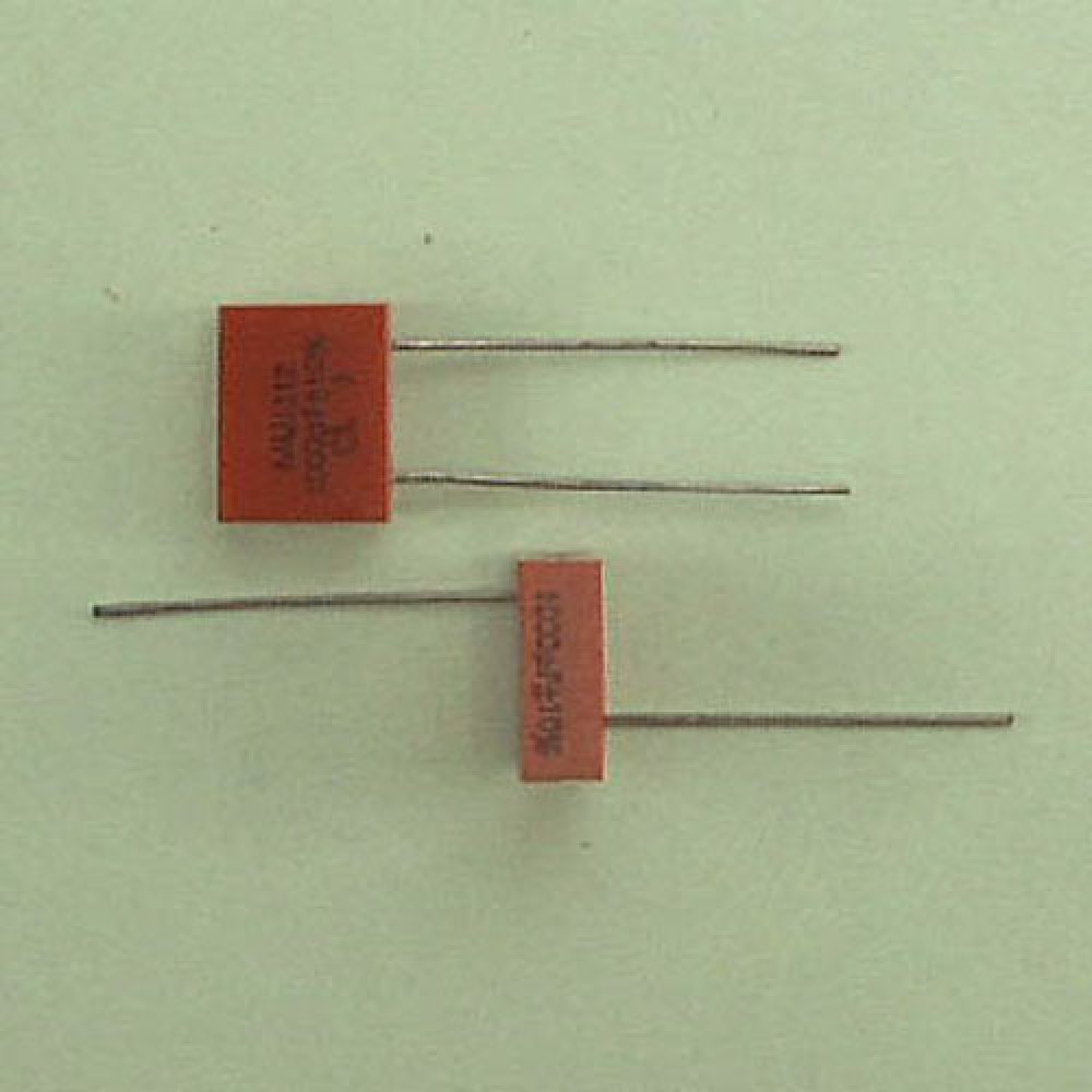 CONDENSATEUR MICA  ARGENTE 1NF 500VCC