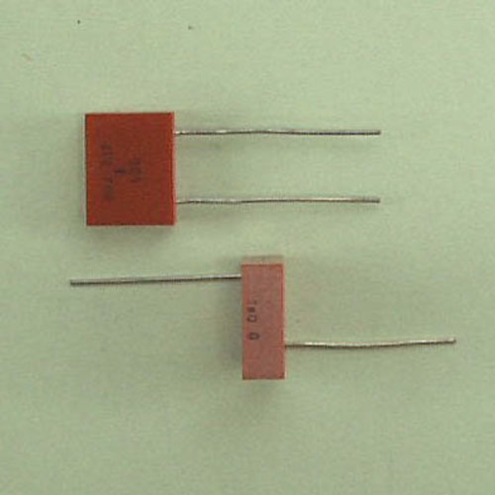 CONDENSATEUR MICA  ARGENTE 1NF 500VCC