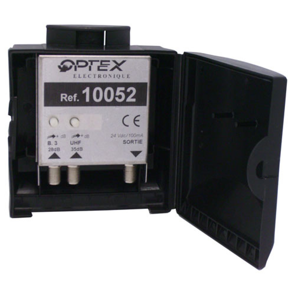 PREAMPLI  MÂT 40/860MHZ 35DB AJUST+ ALIM