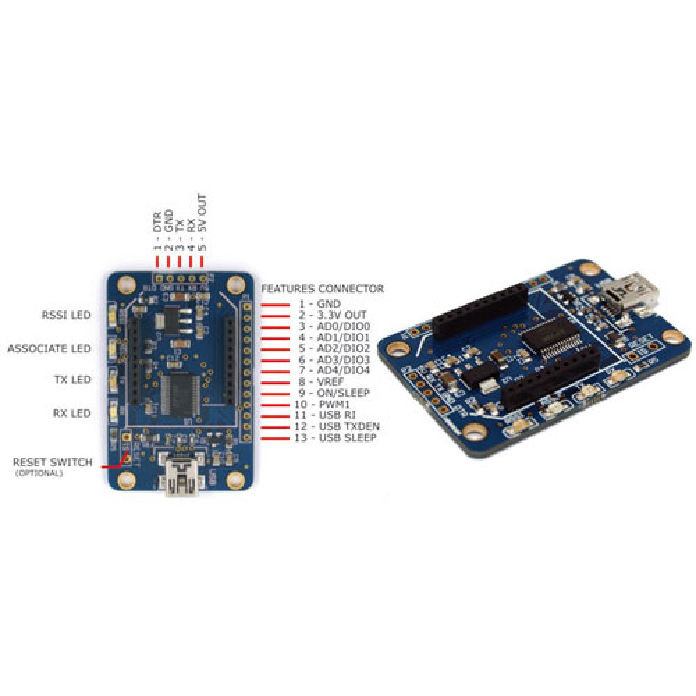 DROIDS PLATINE INTERFACE USB POUR XBEE
