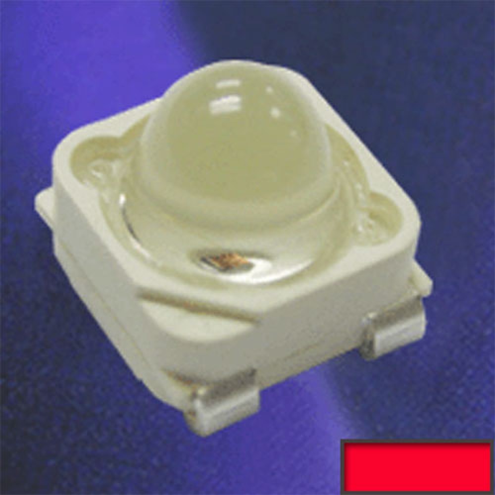 LED CMS 10X10MM ROUGE 20&deg; 300.000MCD