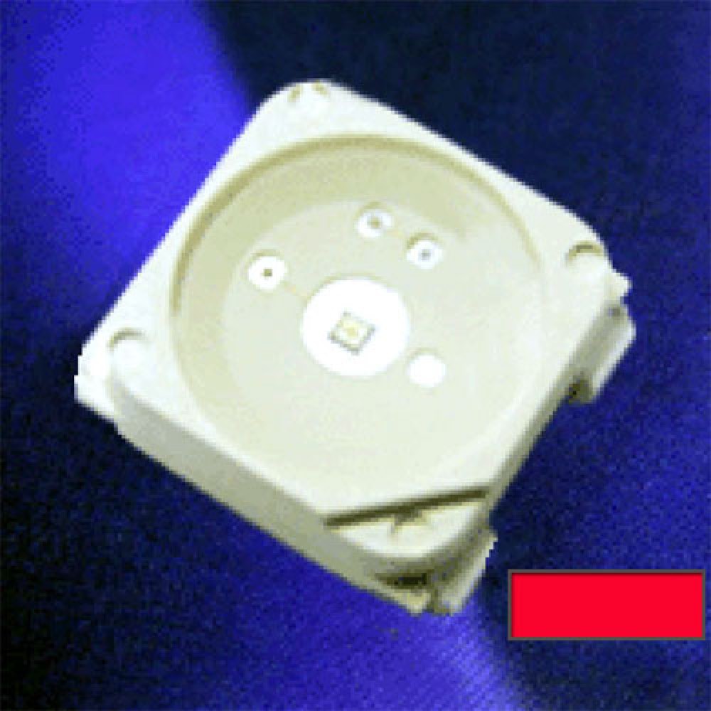 LED CMS 10X10MM ROUGE 120&deg; 32000MCD