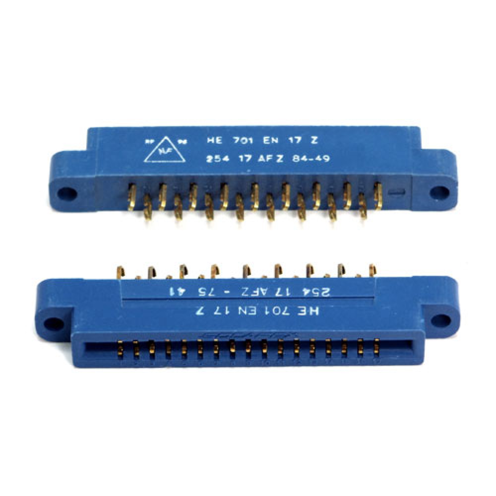 CONNECTEUR FEMELLE>COSSES 1X17PTS - 2,54