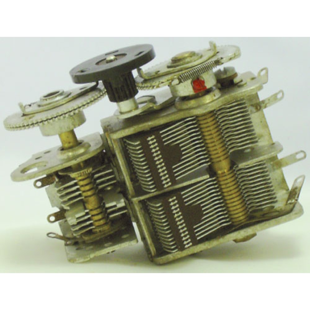 CONDENSATEUR VAR. AIR 1:2X12PF+1:2X490PF
