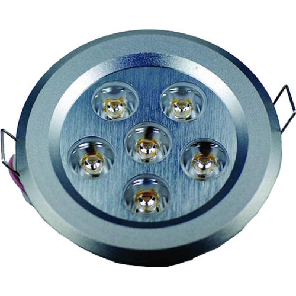 SPOT LED 110MM 6X1W BLANC CHAUD