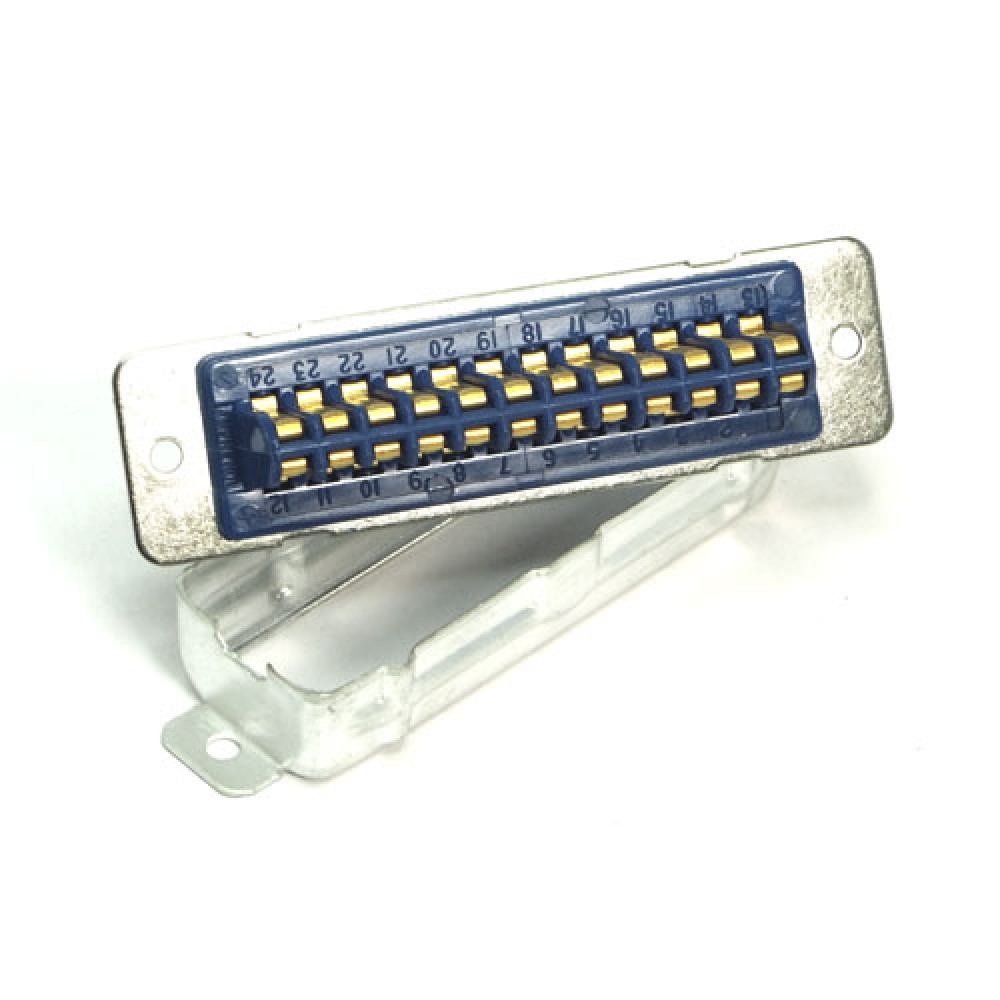 CONNECTEUR MALE>>COSSES 2X12PTS -5A-750V