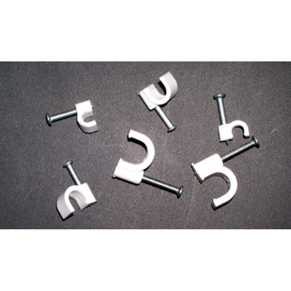 100 ATTACHES BLANCS 4MM