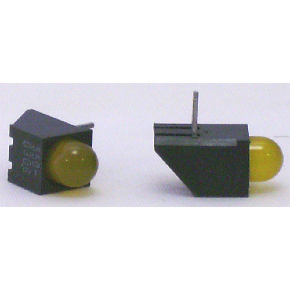 VOYANT LED 5MM ORANGE CI COUDE -10PIECES