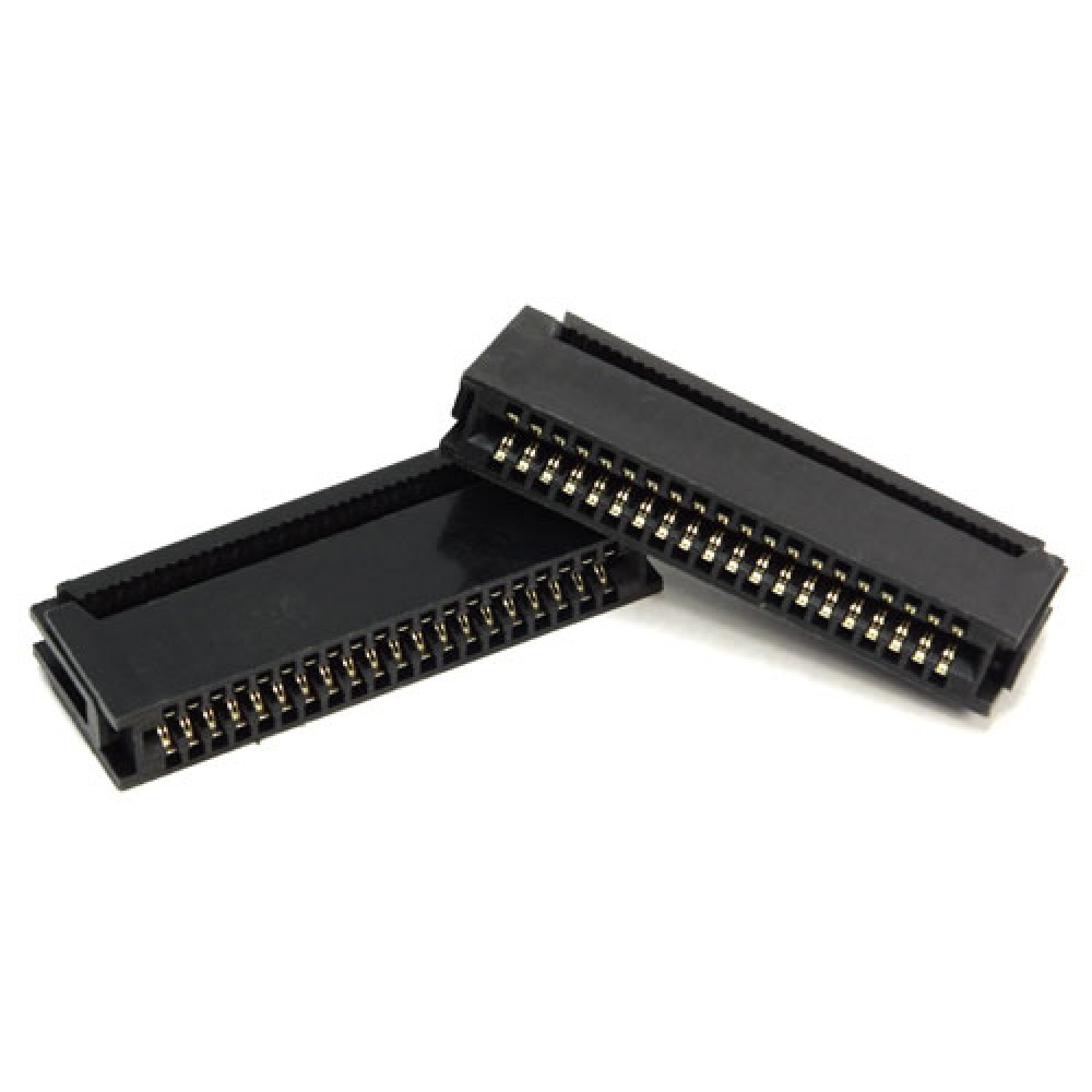 CONNECTEUR HE9 FEM.A SERTIR 2X20PTS 2-54