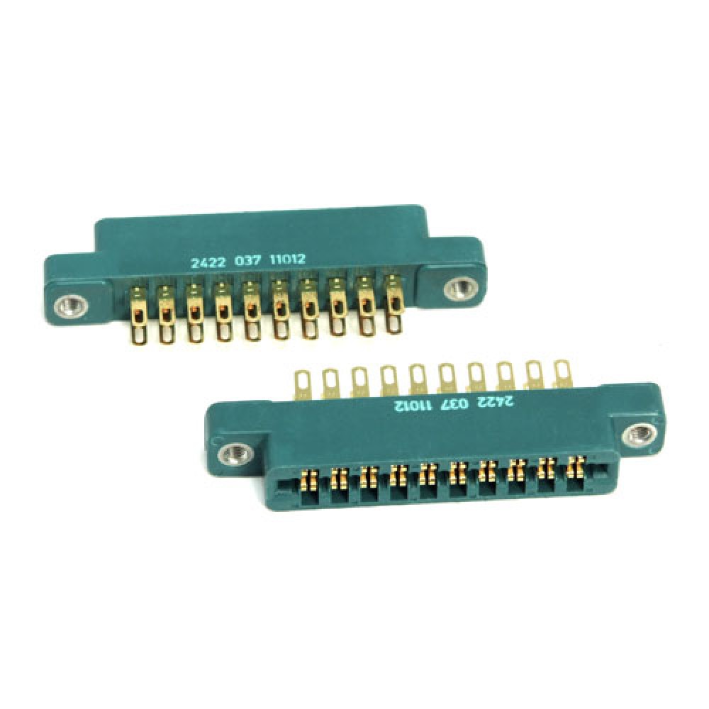 CONNECTEUR FEMELLE>COSSES 2X10PTS - 3,96
