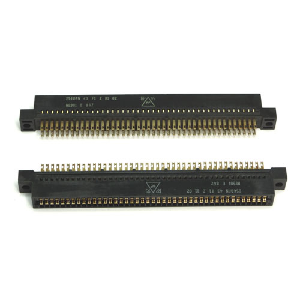 CONNECTEUR FEMELLE>COSSES 2X43PTS - 2,54