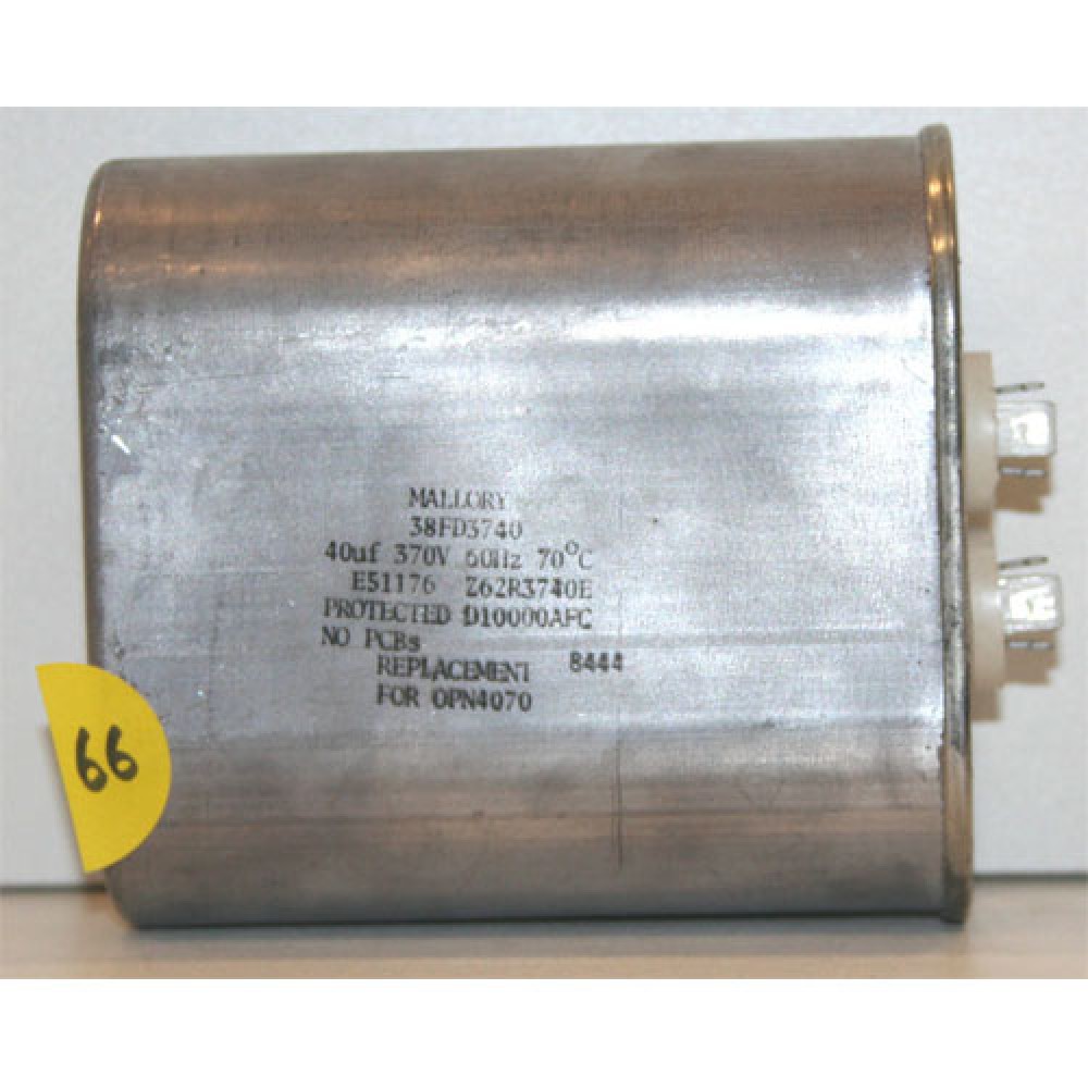 CONDENSATEUR BAIN HUILE---40µF/370VAC