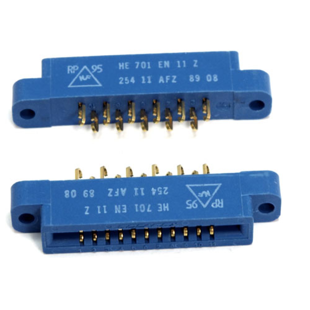 CONNECTEUR FEMELLE>COSSES 1X11PTS - 2,54