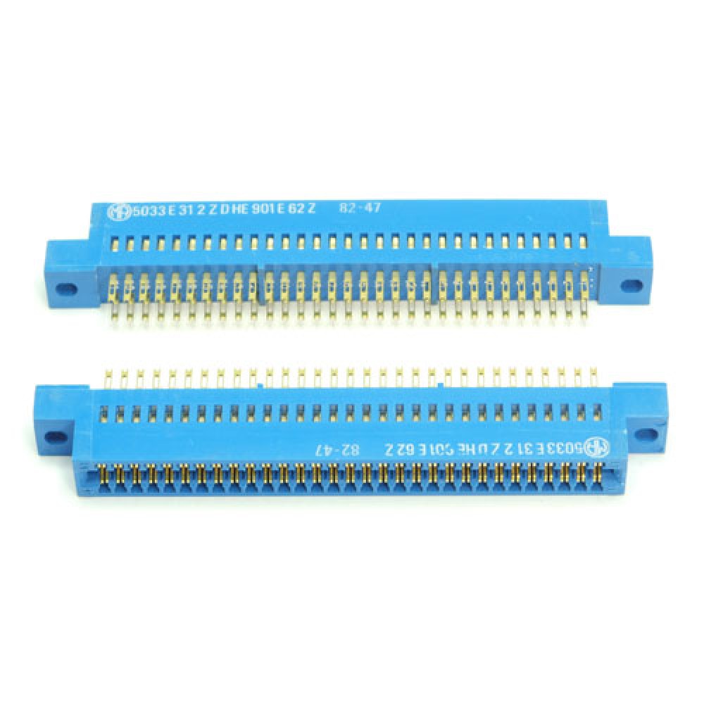 CONNECTEUR FEMELLE>COSSES 2X31PTS - 2,54