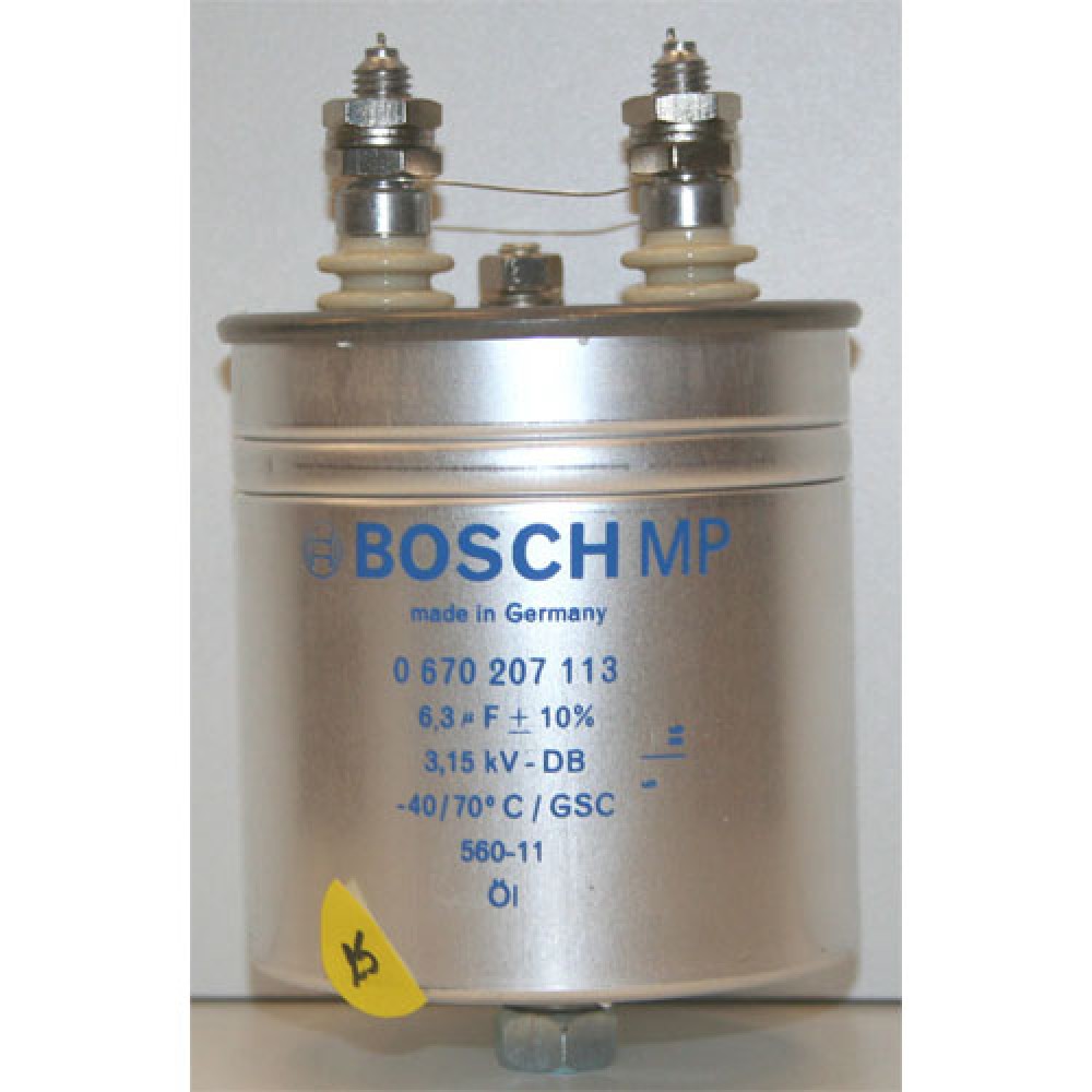 CONDENSATEUR BAIN HUILE---6,3µF/3,15KVDB