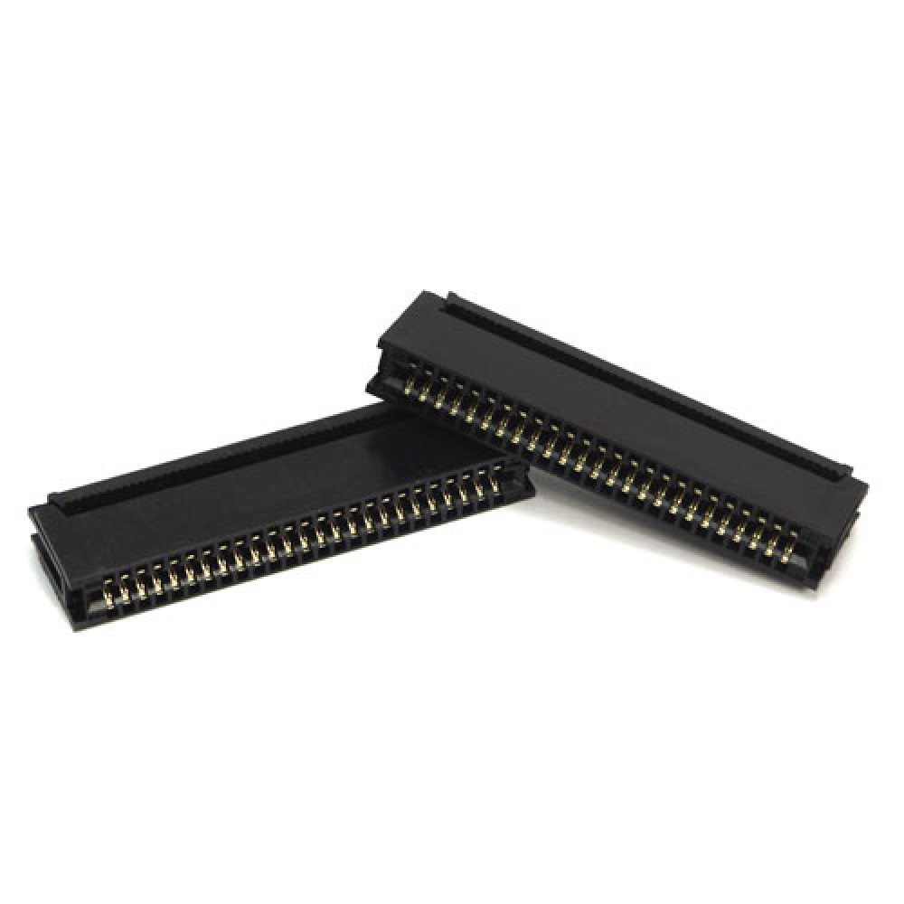 CONNECTEUR HE9 FEM.A SERTIR 2X25PTS 2-54