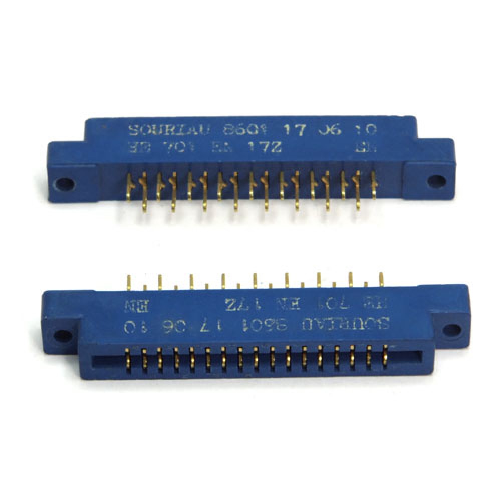CONNECTEUR FEMELLE>COSSES 1X17PTS - 2,54