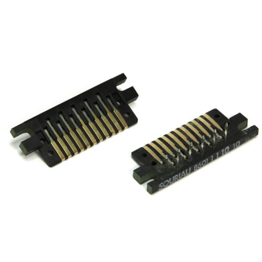 CONNECTEUR HE7 MALE>CI COUDE 2-54 11PTS