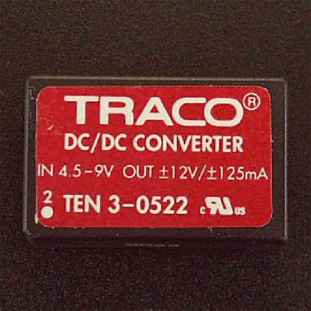 CONVERTISSEUR DIL24 6VDC> +/- 12V/125MA
