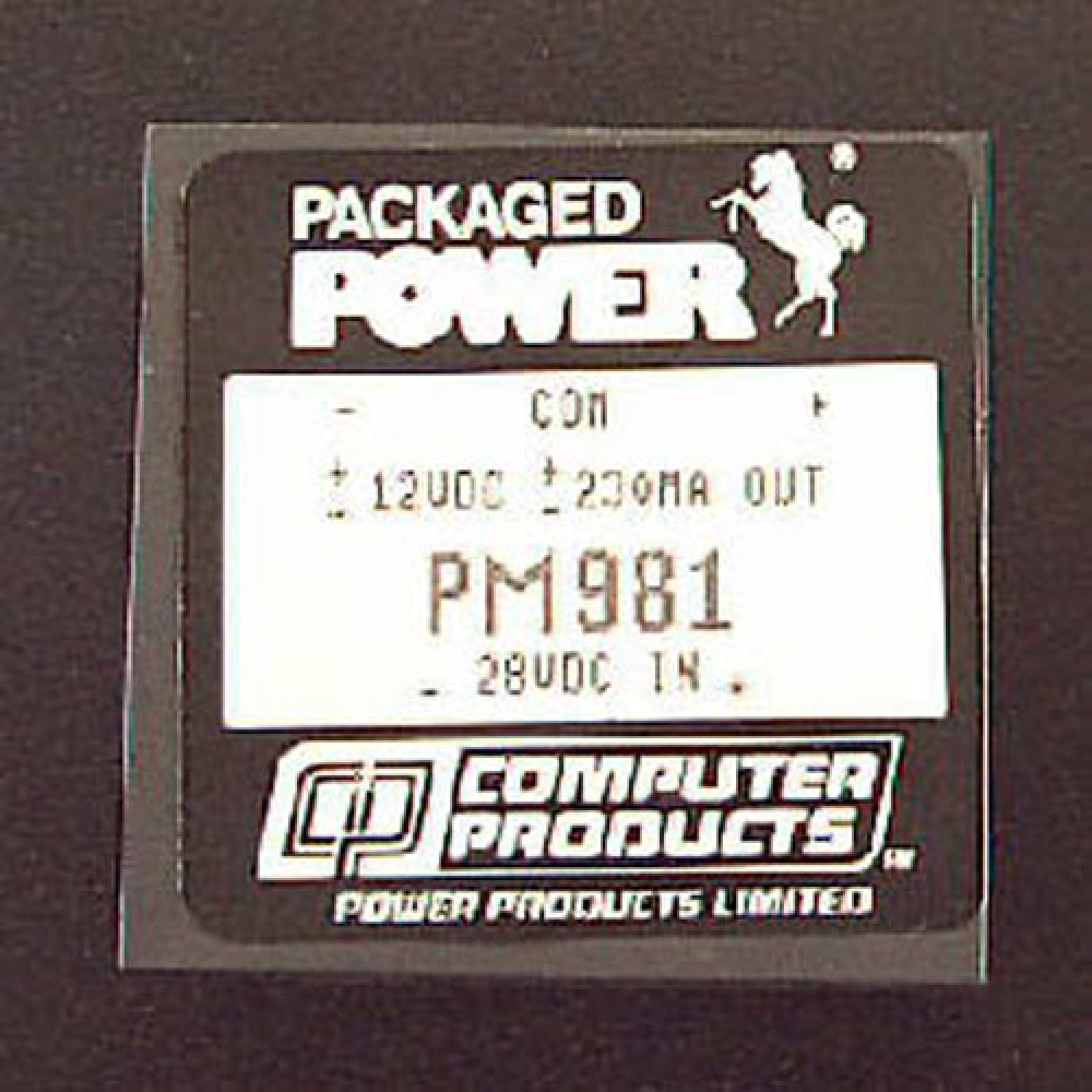 CONVERTISSEUR  28VDC  >> +/- 12VDC/230MA