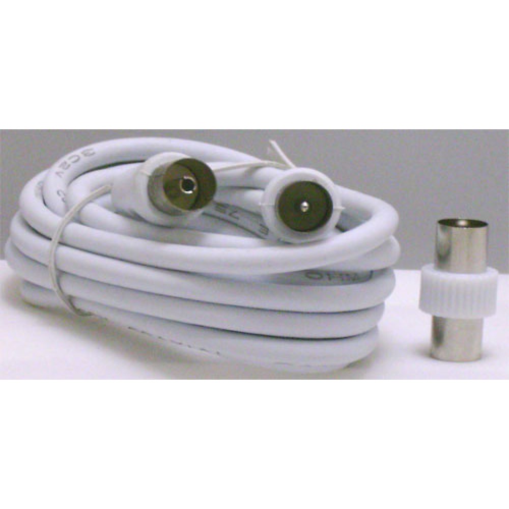 CORDON COAX. 9,52MM M/F+ADAP.9,52MM M/M
