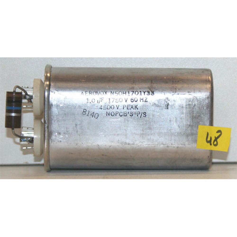CONDENSATEUR PAPIER HUILE 1µF--1750VAC
