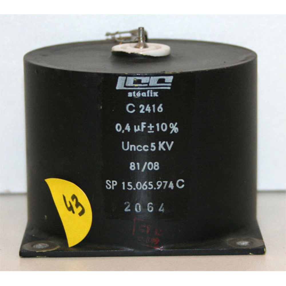 CONDENSATEUR PAPIER HUILE 0,4µF/UNCC5KV