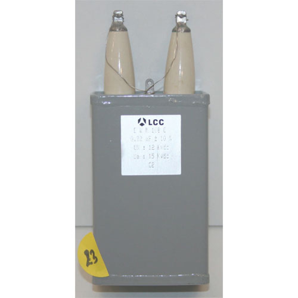 CONDENSATEUR PAPIER HUILE 0,22µF-12KVDC