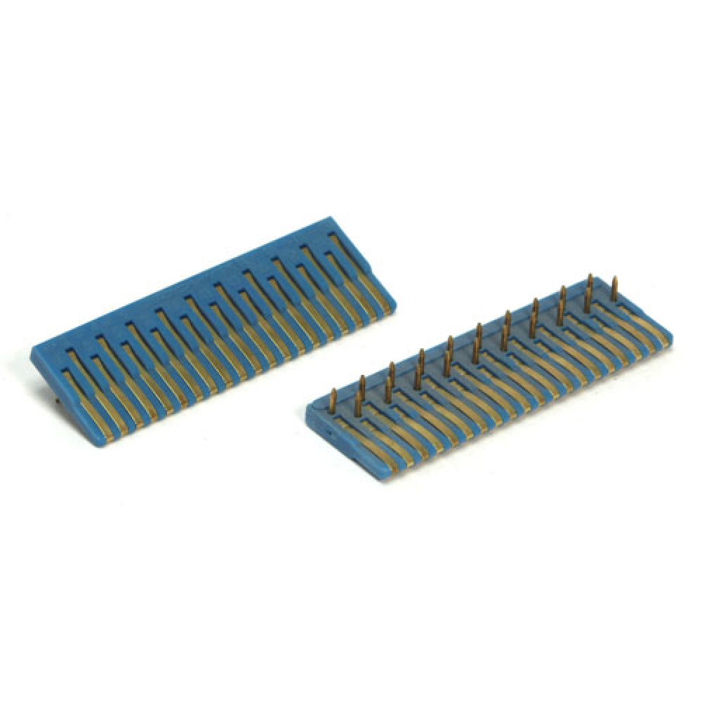 CONNECTEUR HE7 MALE>CI COUDE 2-54 20PTS
