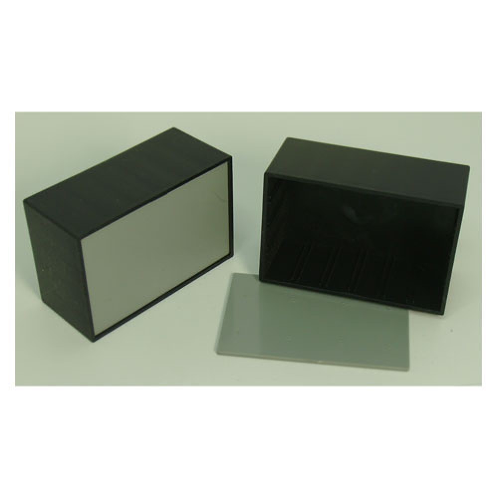 COFFRTE PLASTIQUE NOIR 85X54X34MM  5 P