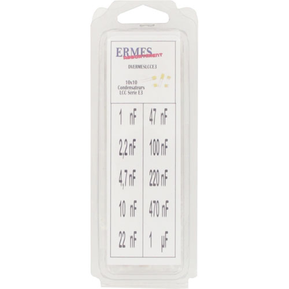 LOT DE 100 CONDENSATEURS LCC SERIE E3