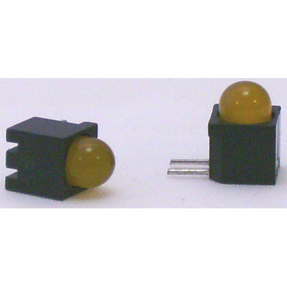 VOYANT LED 5MM ORANGE CI COUDE -10PIECES