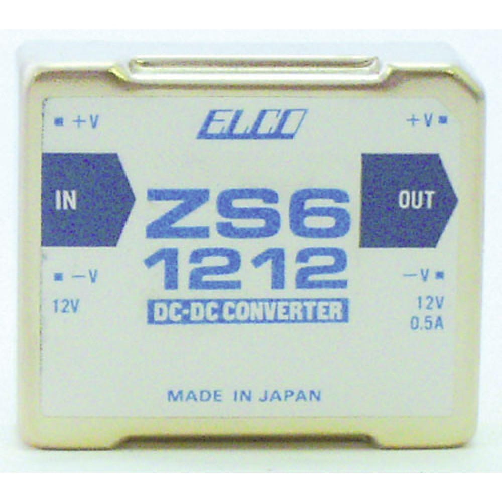 CONVERTISSEUR DC/DC 6W 12VDC>12VDC 500MA