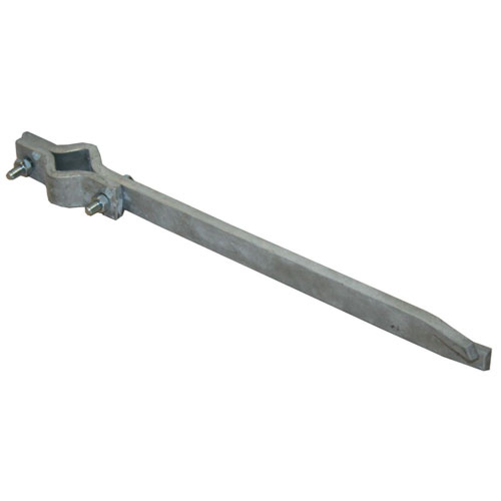 PATTES DROITES SCELLEMENT 400MM LA PAIRE