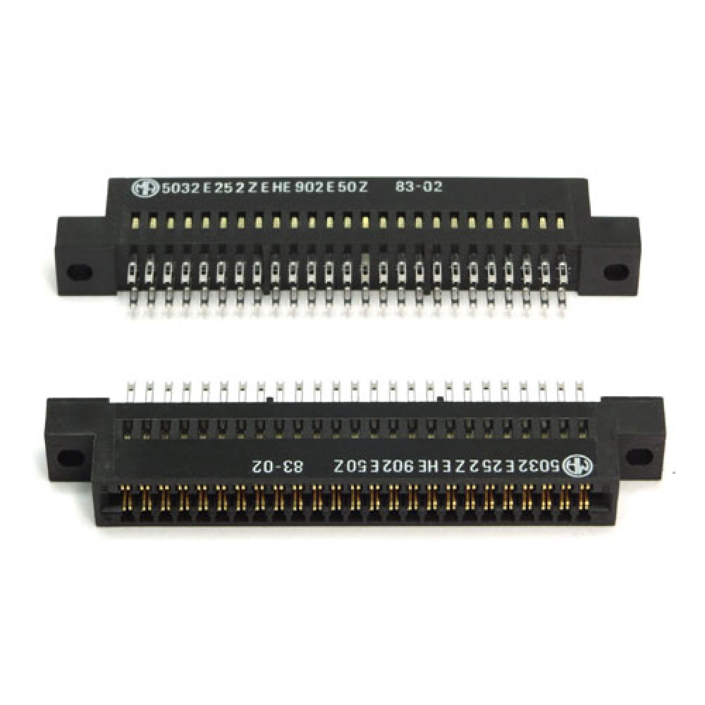 CONNECTEUR FEMELLE>COSSES 2X25PTS - 2,54