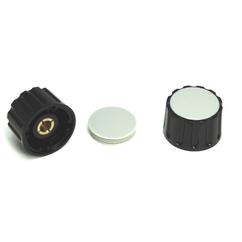 BOUTON AXE 6MM A VIS 28X20MM LOT DE 2 P