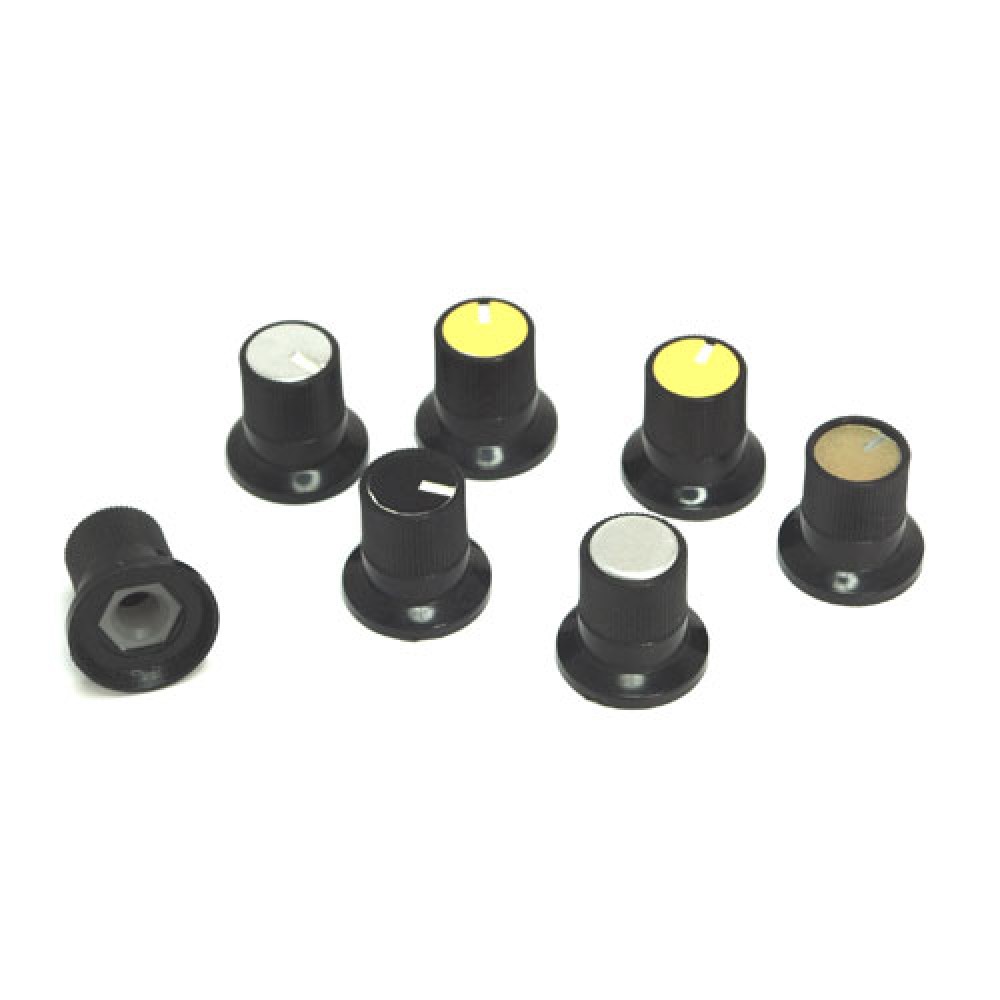 BOUTON AXE 6MM AUTO-SERRANT 19X19MM 7P