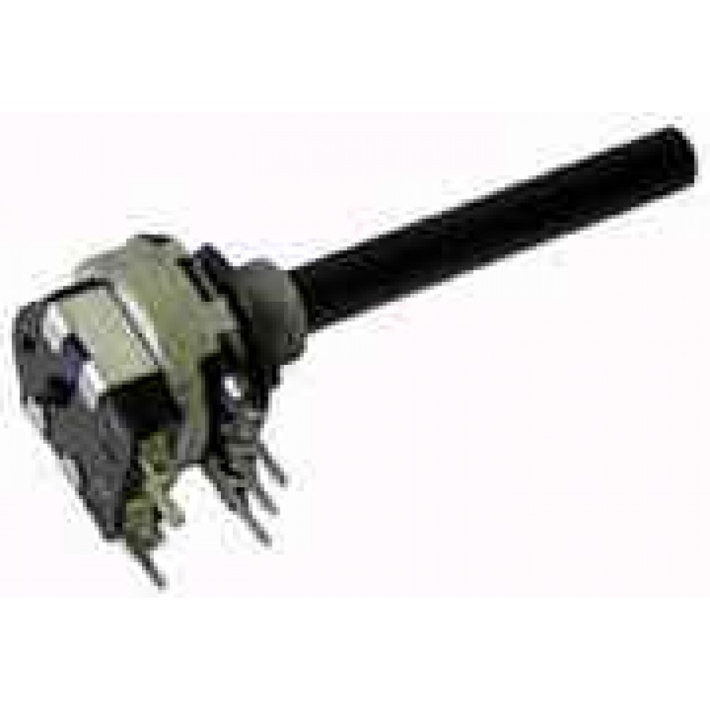 POTENTIOMETRE LOG AXE Ø6 1KR + INTER