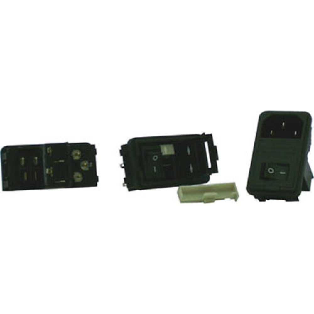 CONNECTEUR ALIM IEC+FUS.+INTER 6AMP