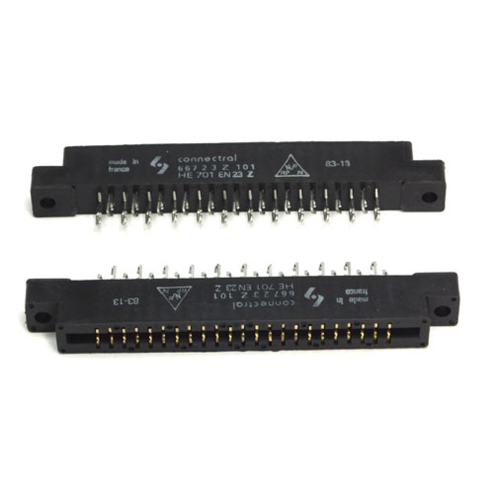 CONNECTEUR FEMELLE>COSSES 1X23PTS - 2,54