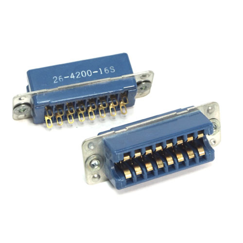 CONNECTEUR FEMELLE>COSSES 2X8PTS - 3,96
