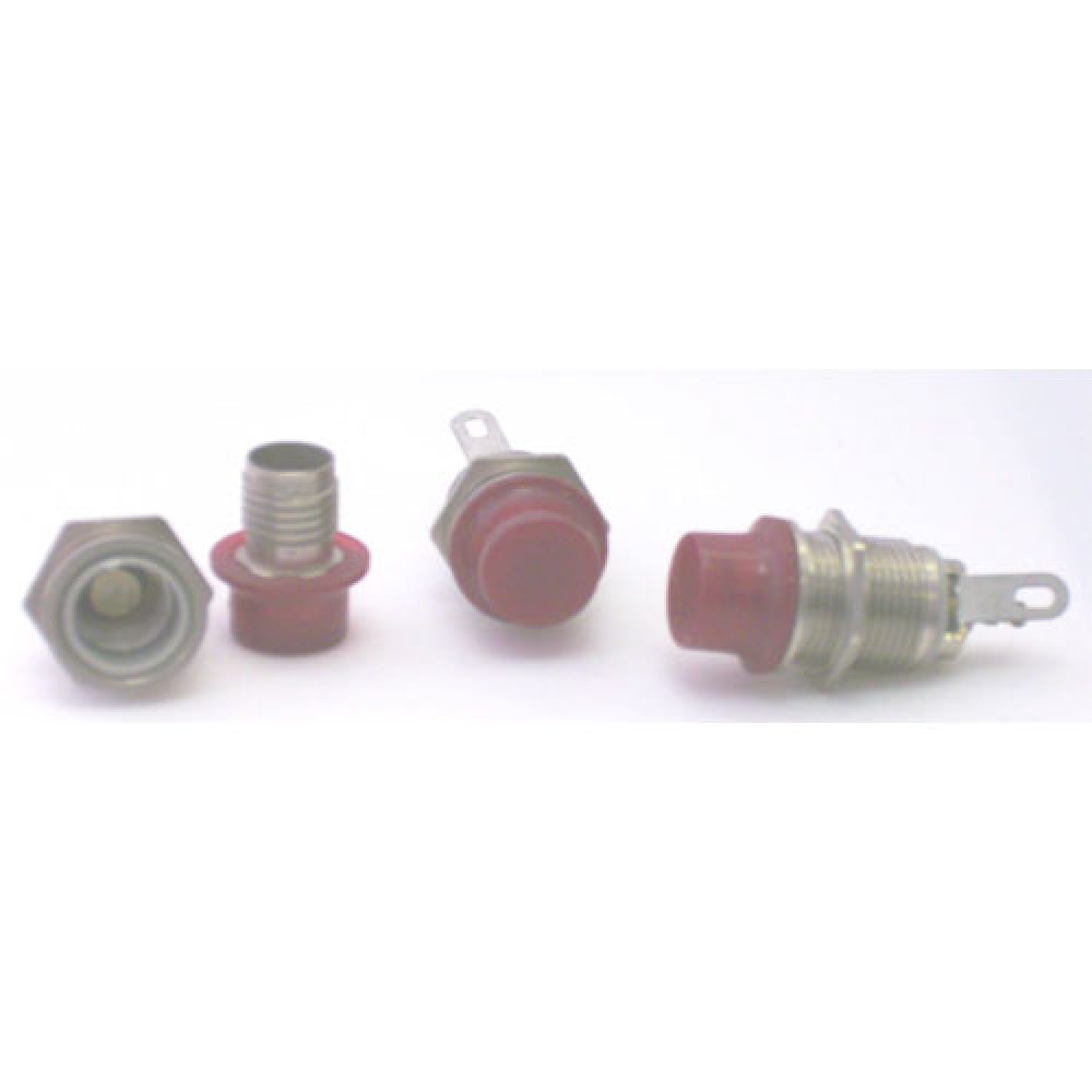 VOYANT ROND ROUGE MIDGET FLANGED