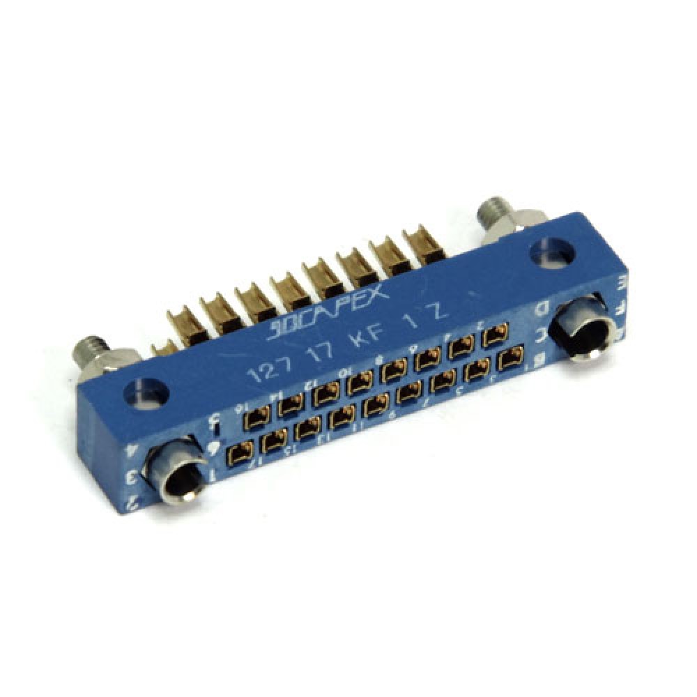 CONNECTEUR HE80 FEMELLE > COSSES  17PTS