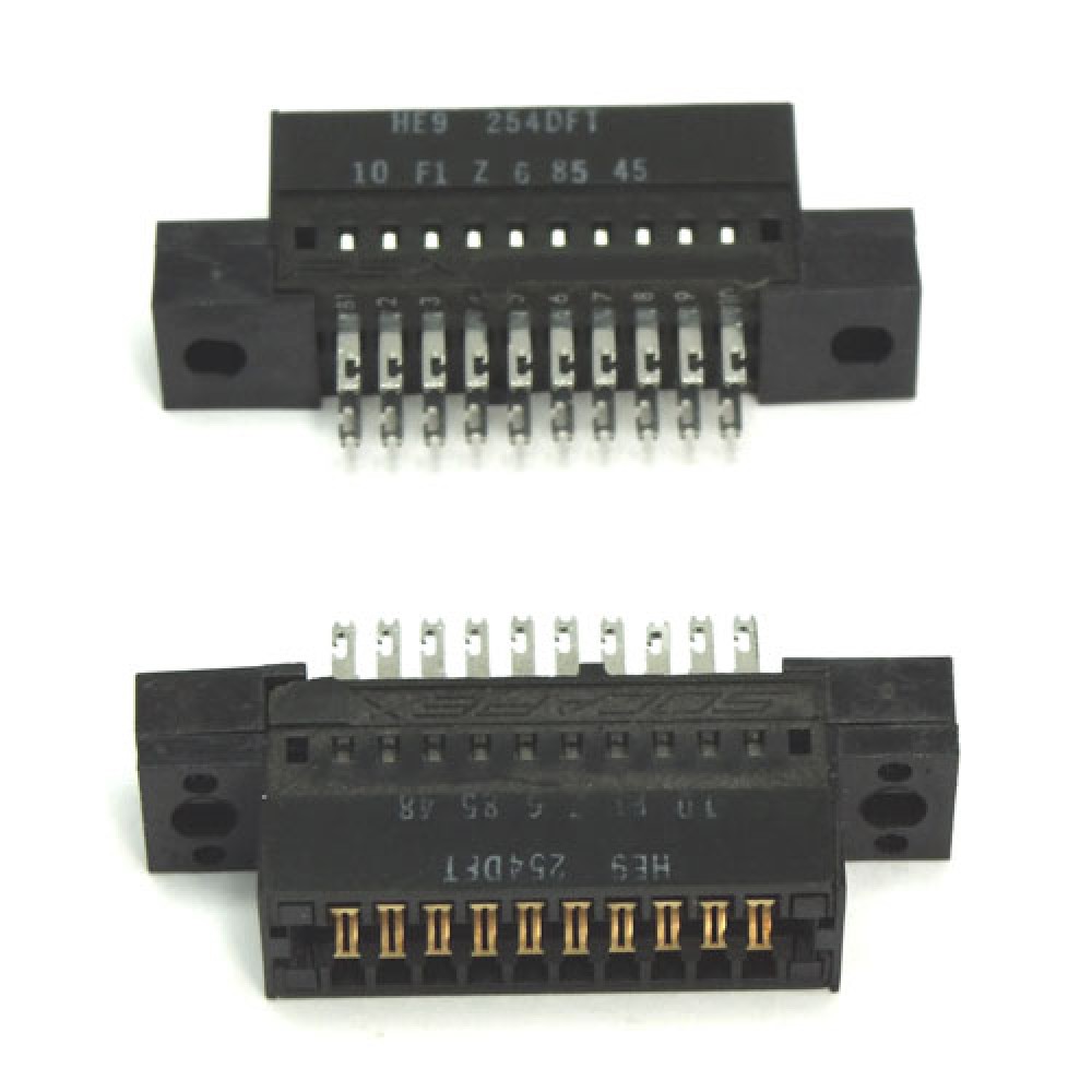 CONNECTEUR FEMELLE>COSSES 2X10PTS - 2,54