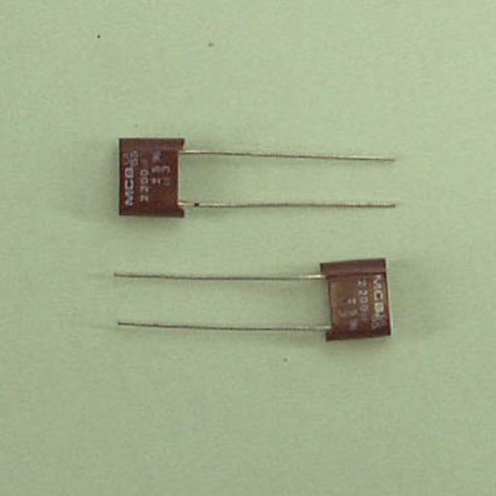 CONDENSATEUR MICA  ARGENTE 2,2NF 250VCC